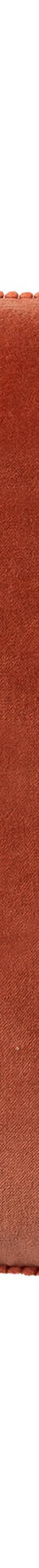 Effen kussen in velours met fantasieafwerking (terracotta) Effen kussen in velours met fantasieafwerking (terracotta)